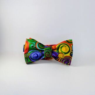 Multi-Color Swirls - Bow Tie