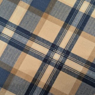Tan Plaid - Bow Tie