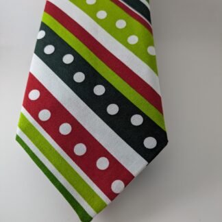 Christmas Dot Stripe - Necktie