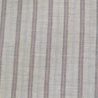 Grey Herringbone Weave Stripe - Necktie
