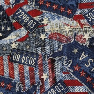 USA License Plates - Bow Tie