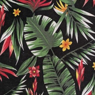 Tropical on Black - Pet Bow Tie
