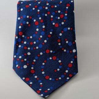 RWB Dots on Blue - Necktie