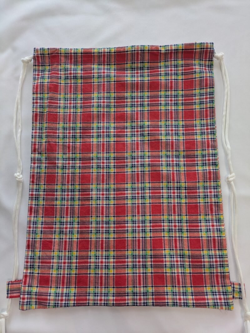 Red, blue, green, yellow plaid