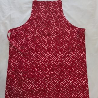 Red with white polka dots